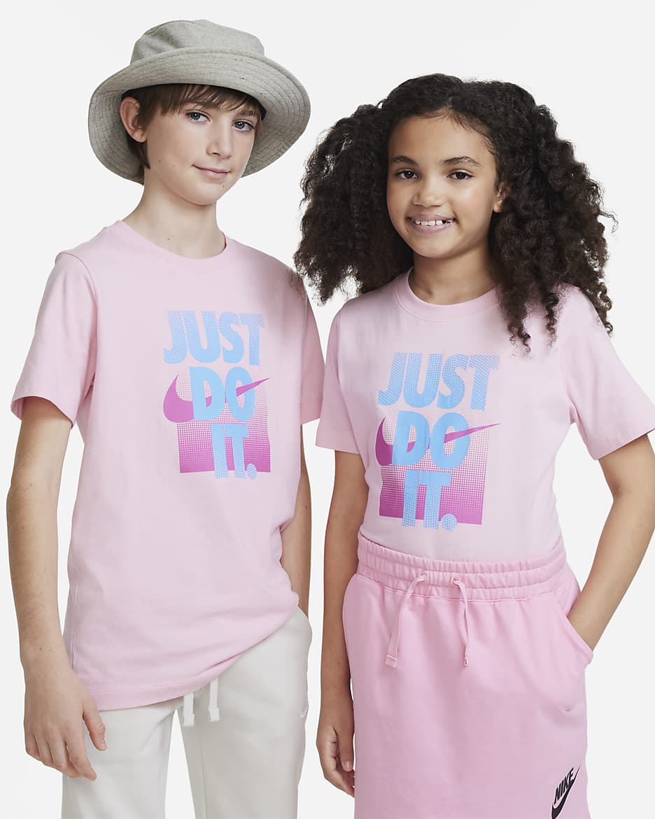 Nike Sportswear Older Kids' T-Shirt - Medium Soft Pink