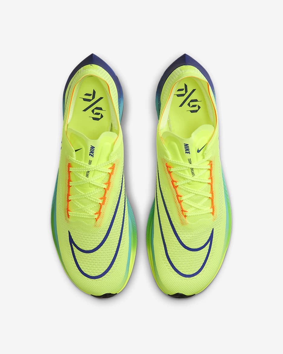 Sapatilhas de competição para estrada Nike Streakfly - Volt/Carmesim Bright/Volt/Preto