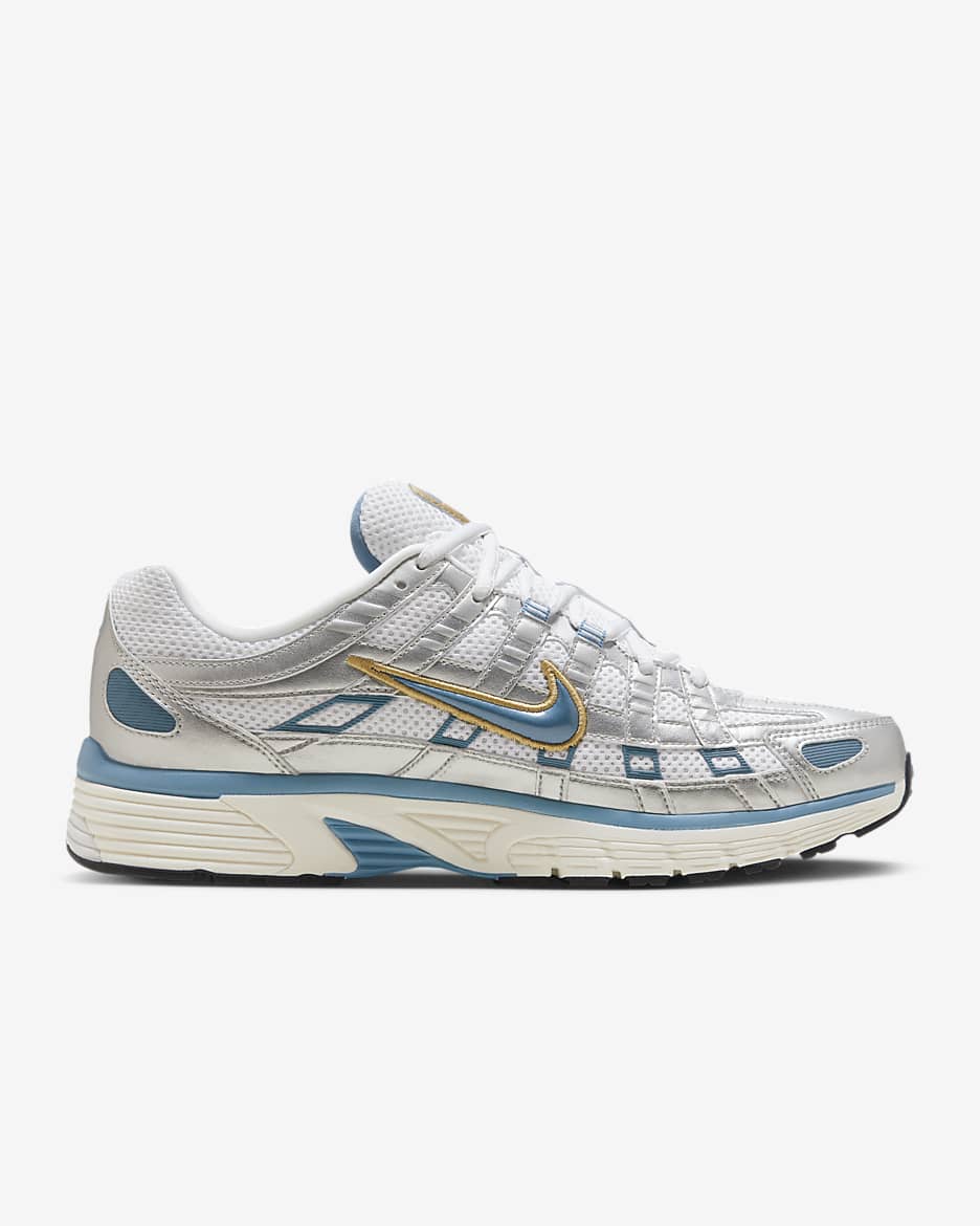 รองเท้า Nike P-6000 - ขาว/Metallic Silver/Pale Ivory/Aegean Storm