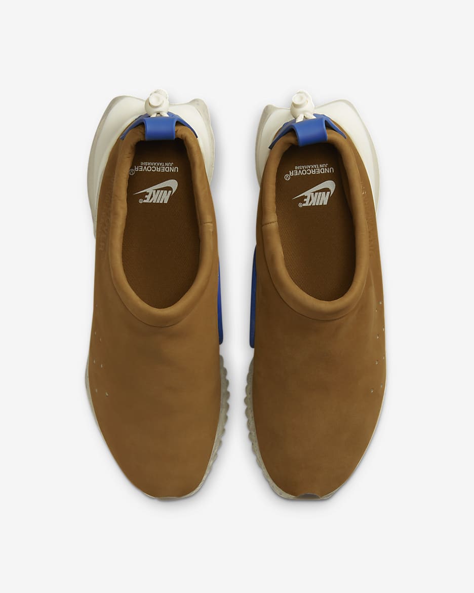 Nike Moc Flow x UNDERCOVER Men's Shoes - Ale Brown/Light Beige Chalk/Team Royal