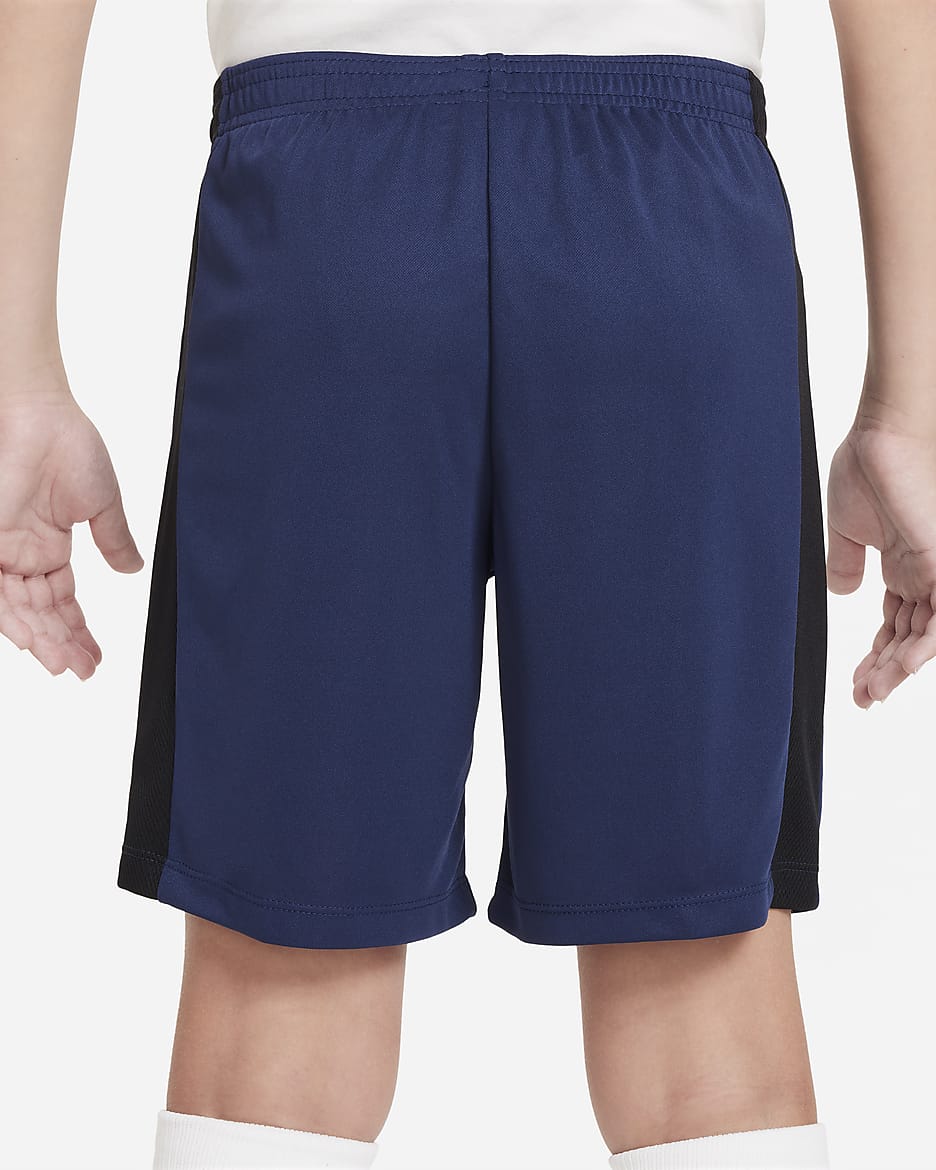 Nike Dri-FIT Academy23 Kids' Football Shorts - Midnight Navy/Black/Hyper Turquoise