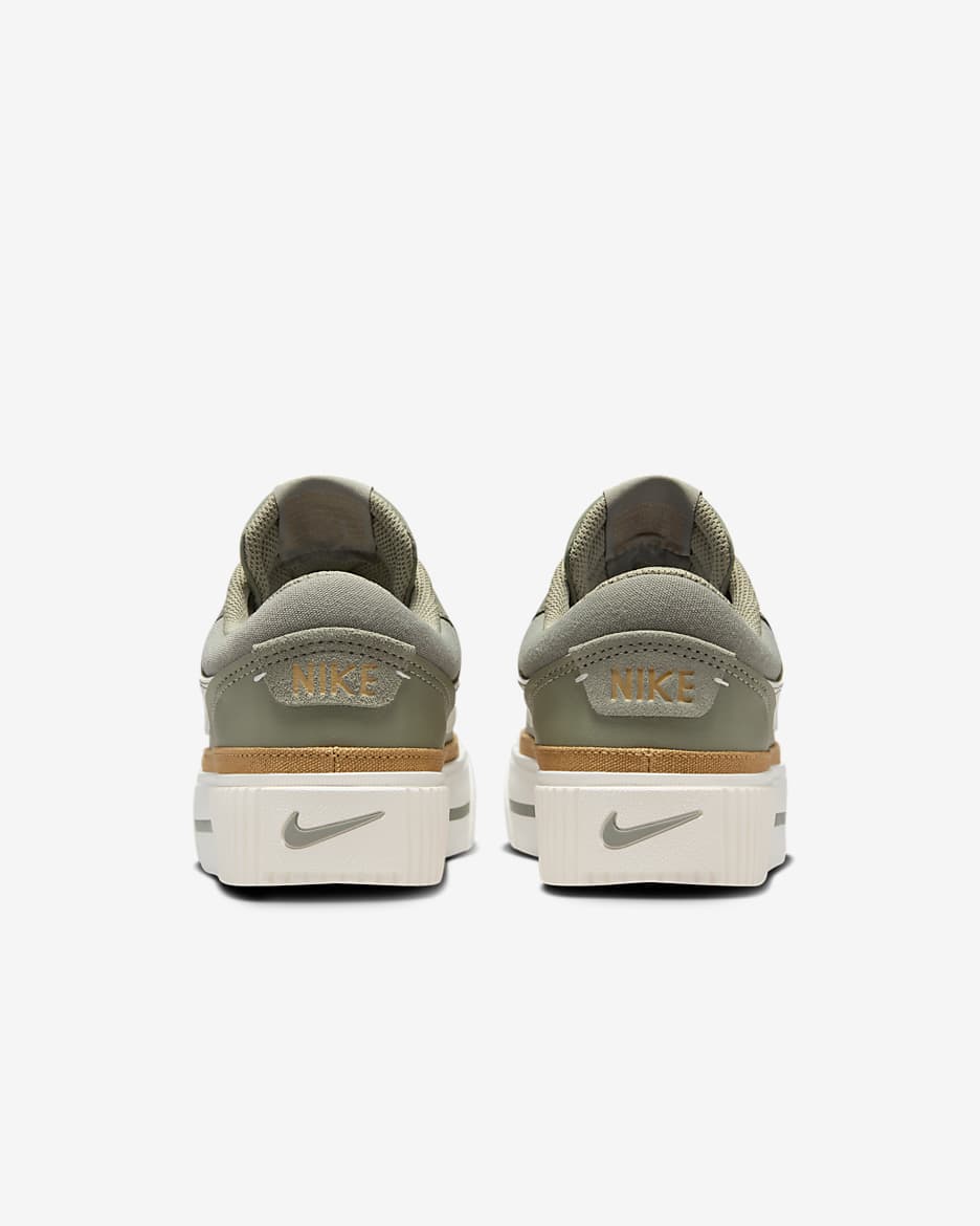 Nike Court Legacy Lift Women's Shoes - Light Army/Flax/Dark Stucco/Sail