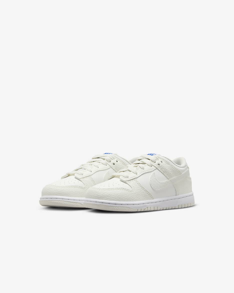 Nike Dunk Low SE Younger Kids' Shoes - Sail/White/Game Royal/Sail