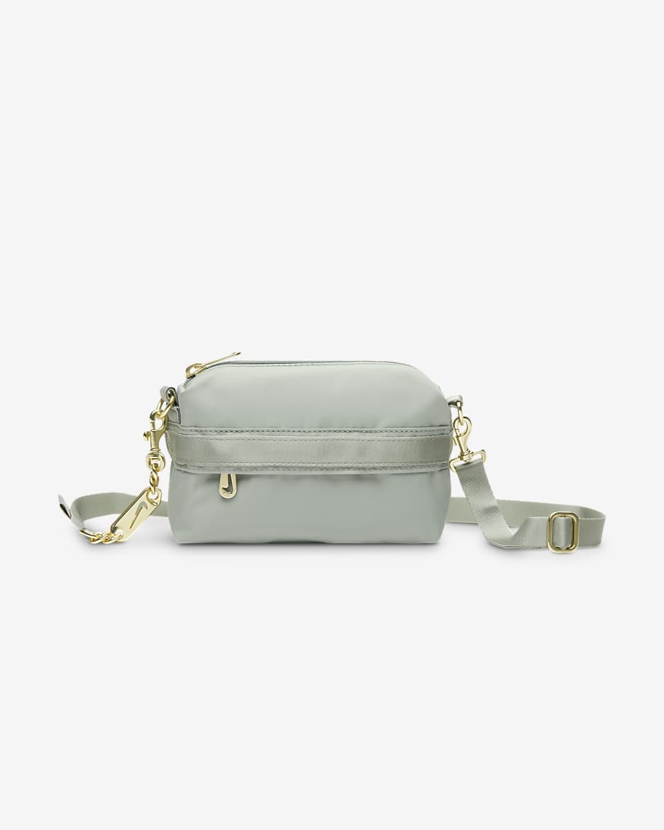 Nike Sportswear Futura Luxe Women's Cross-Body Bag (1L) - Jade Horizon/Jade Horizon/Sesame