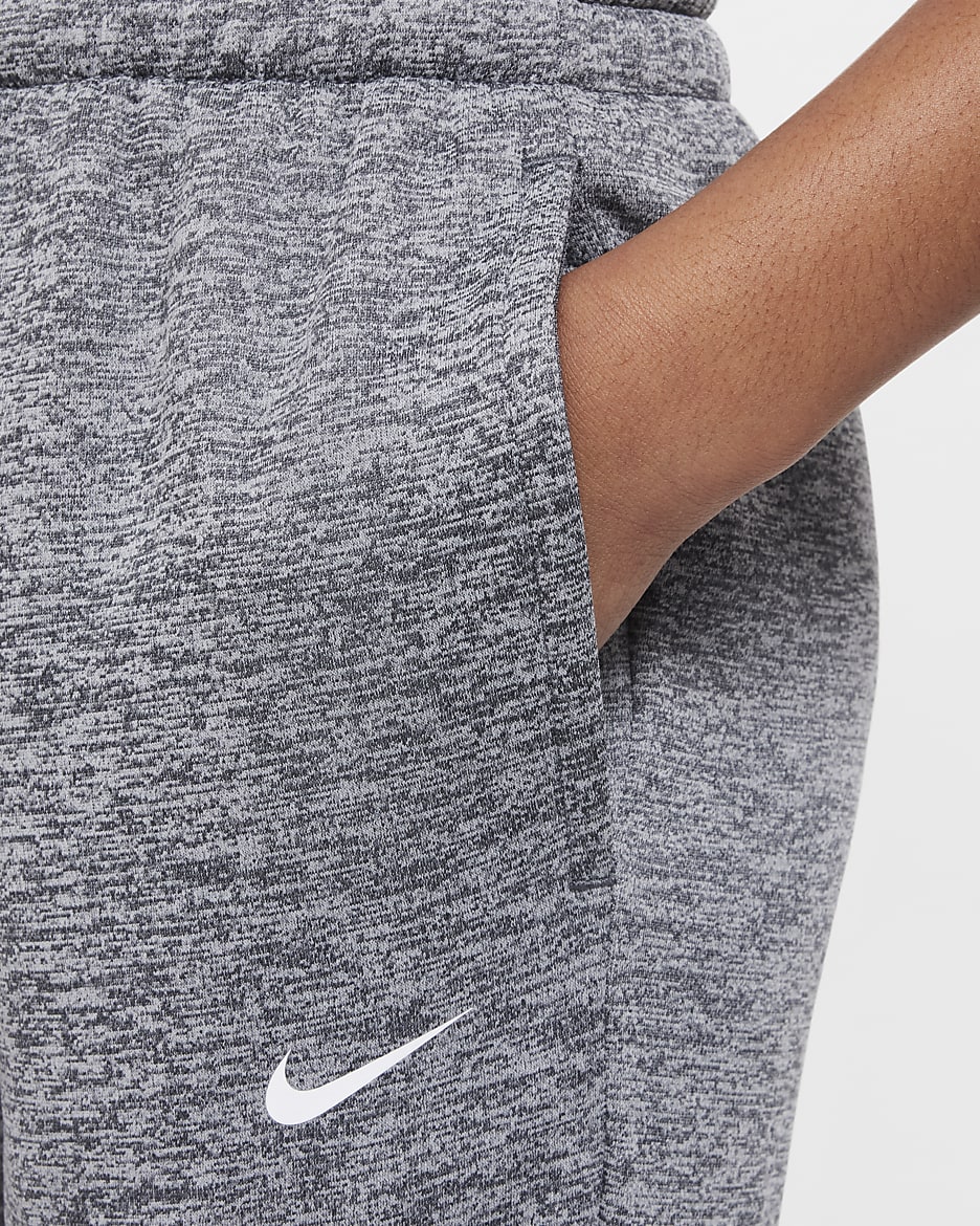 Nike Multi Stain Repel Big Kids' Therma-FIT Joggers - Dark Grey/Photon Dust/Heather/White