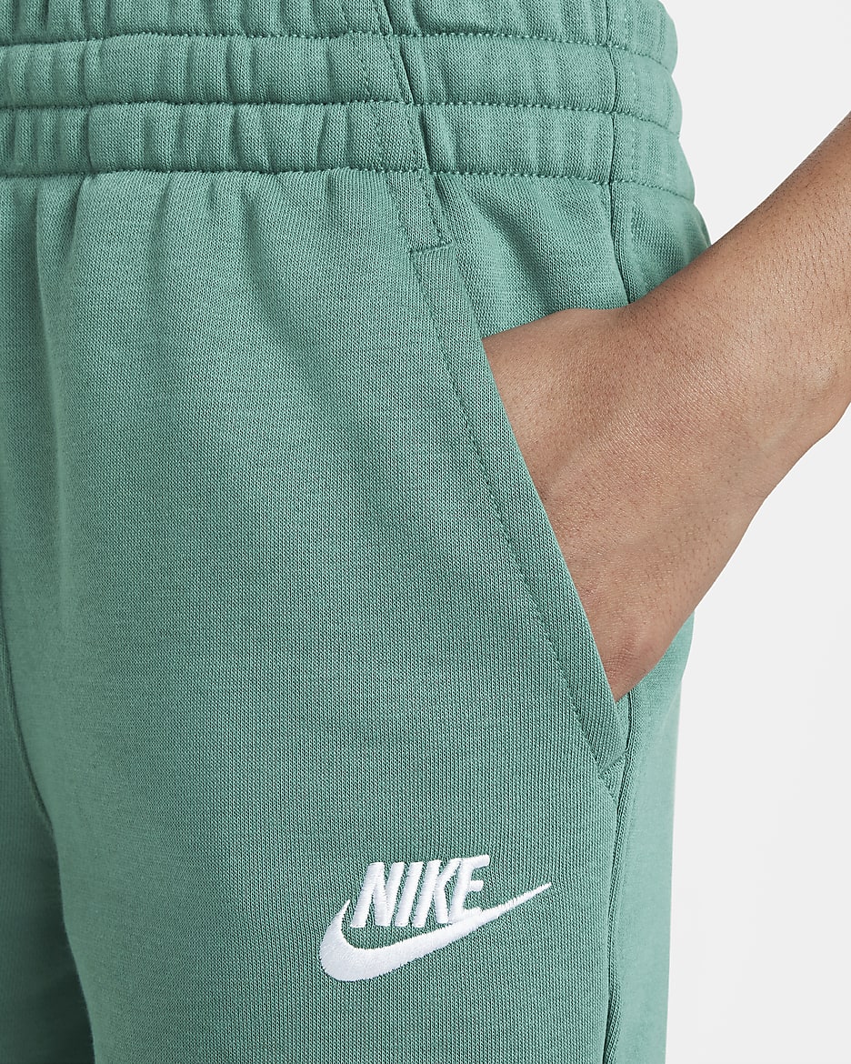 Nike Sportswear Club Fleece Big Kids' French Terry Shorts - Bicoastal/White