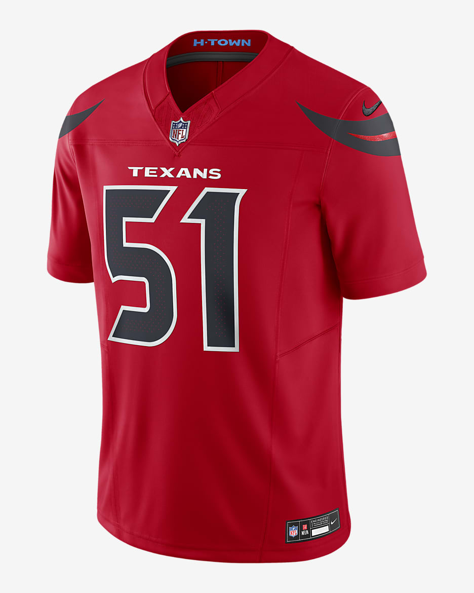 Will Anderson Jr. Houston Texans Men's Nike Dri-FIT NFL Limited Football Jersey - Red