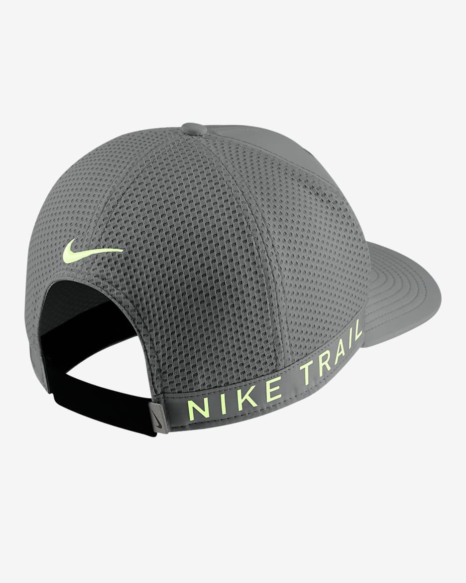 Nike Dri-FIT Pro Trail Cap - Particle Grey/Barely Volt