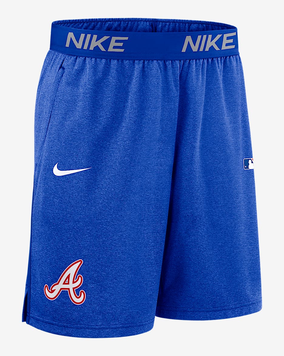 Shorts Nike Dri-FIT de la MLB para hombre Atlanta Braves Authentic Collection City Connect - Royal