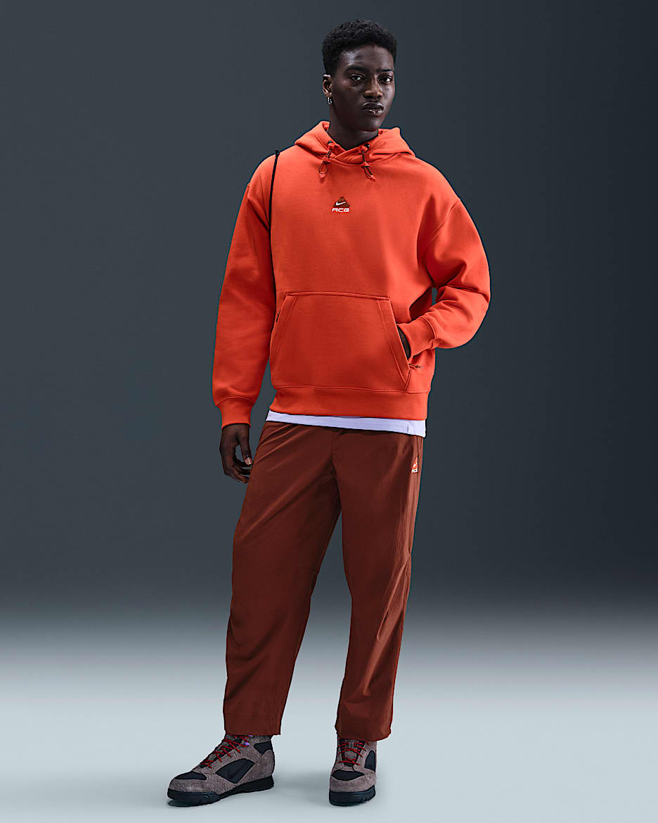Pants 2 en 1 para hombre Nike ACG "Black Iguana" - Canela/Rojo picante/Blanco cumbre
