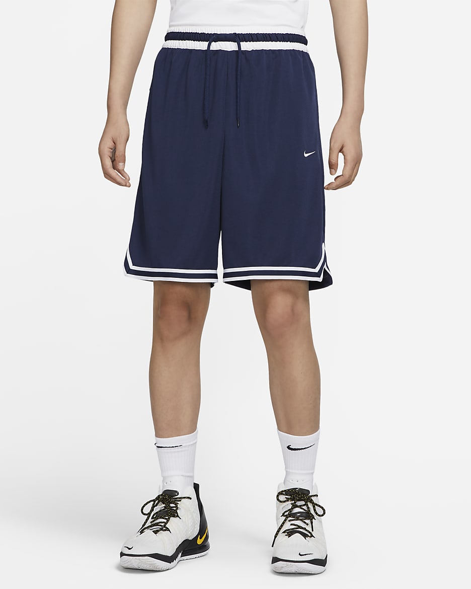 Nike Dri-FIT DNA Men's Basketball Shorts - Midnight Navy/White