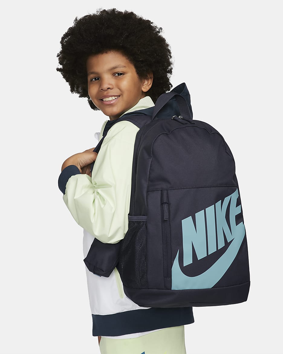 Nike Kids' Backpack (20L) - Gridiron/Gridiron/Ocean Bliss