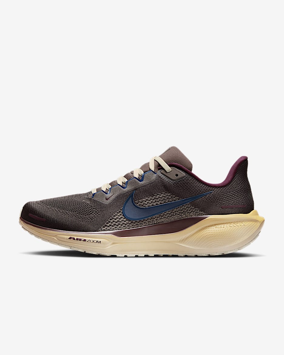 Nike Pegasus 41 PRM Men's Road Running Shoes - Medium Ash/Cave Stone/Desert Moss/Blue Void