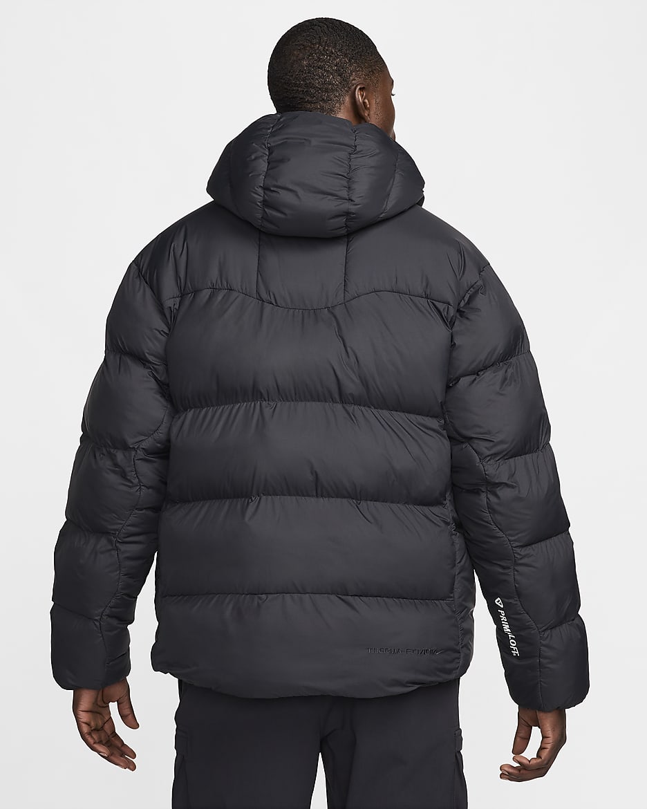 Veste à capuche ample Therma-FIT ADV Nike ACG « Lunar Lake » PrimaLoft® pour homme - Noir/Noir/Summit White