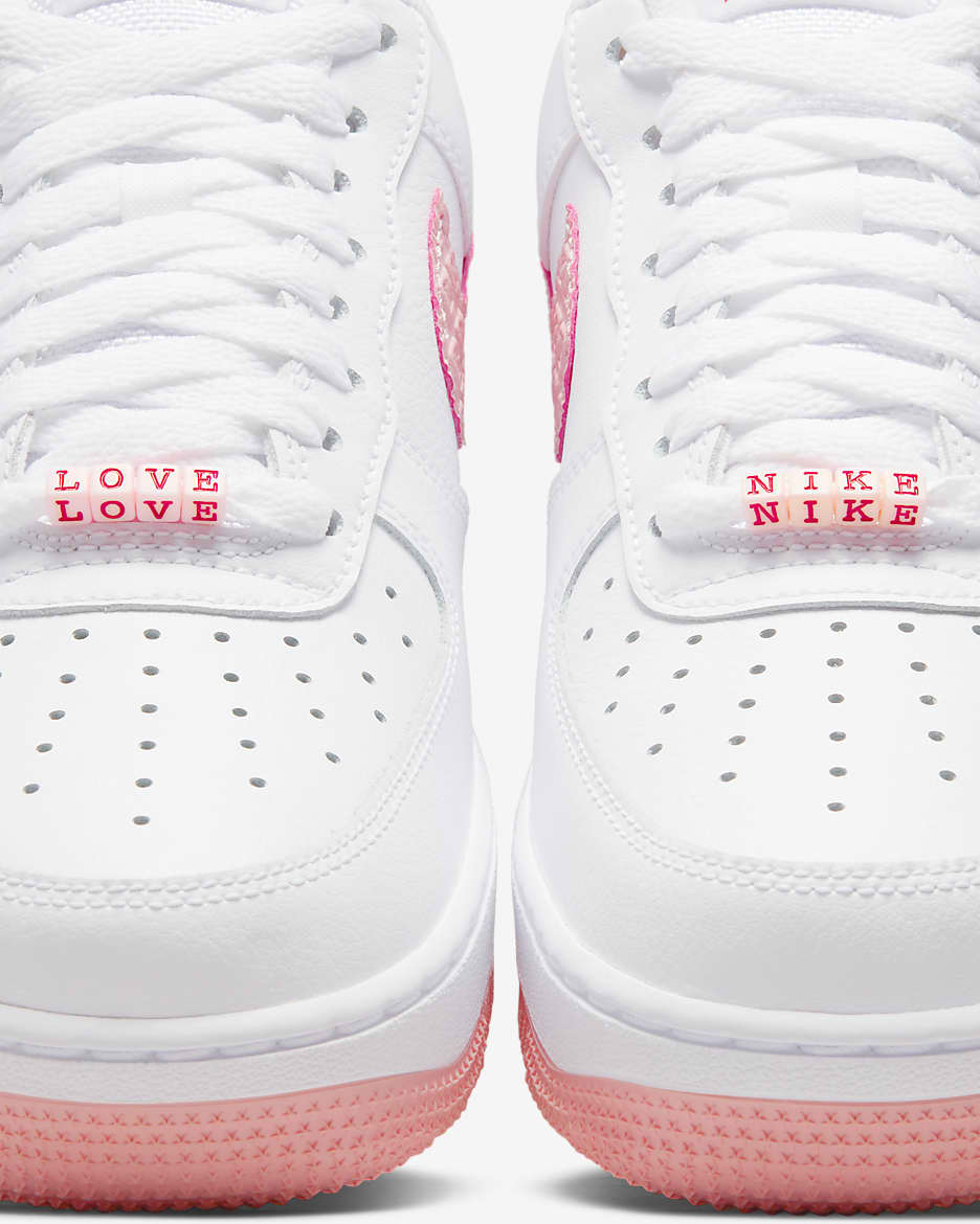 Nike Air Force 1 '07 Women's Shoes - White/University Red/Sail/Atmosphere