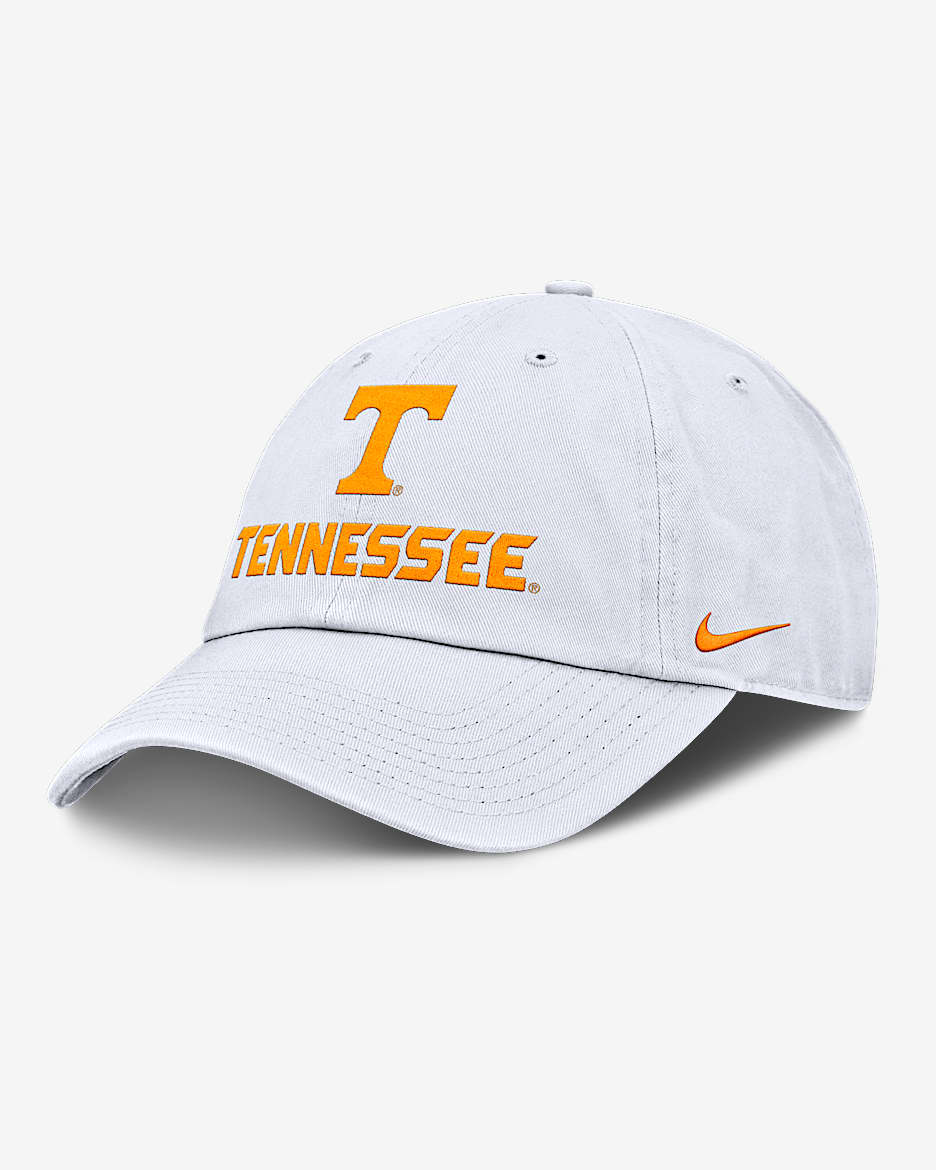 Tennessee Sideline Club Gameday Men's Nike College Adjustable Hat - White