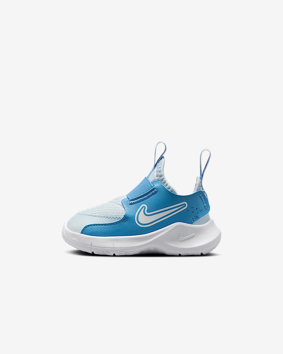 Tenis para bebé e infantil Nike Flex Runner 3 - Tinte azul/Azul extremo/Blanco