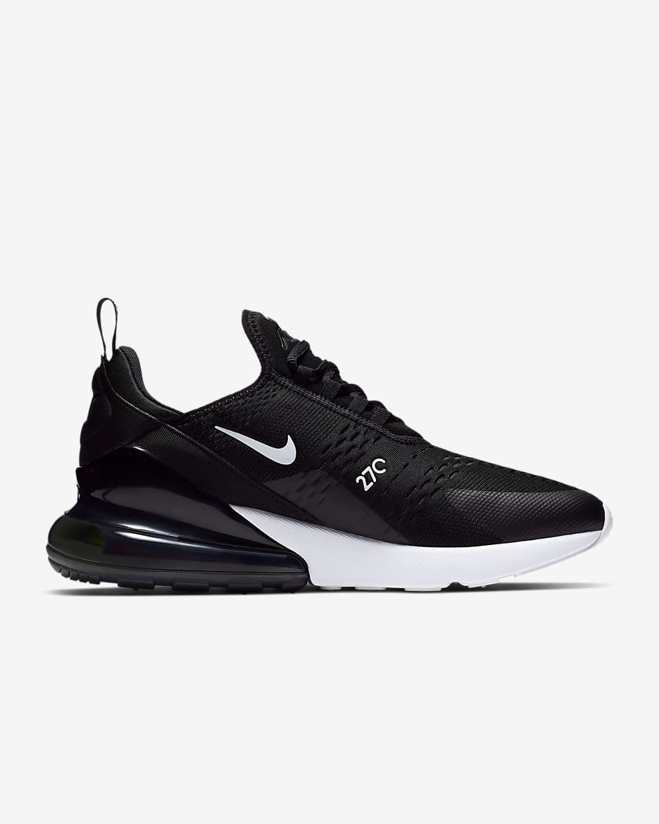 Nike Air Max 270-sko til mænd - sort/hvid/Solar Red/Anthracite