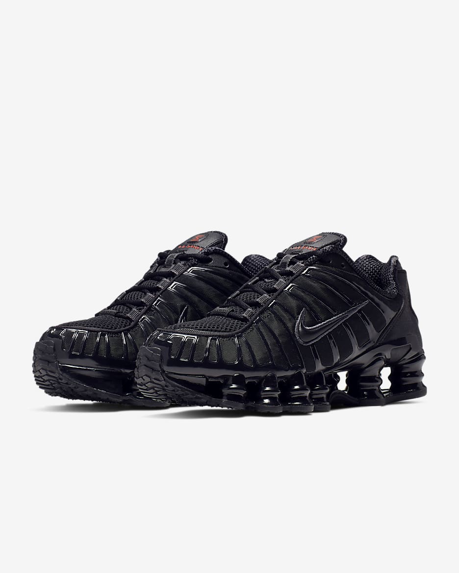 Chaussure Nike Shox TL - Noir/Metallic Hematite/Max Orange/Noir