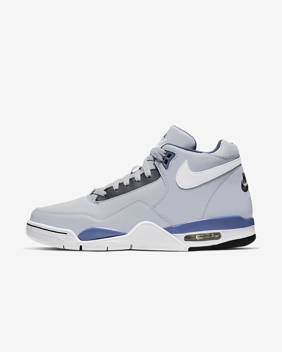 Nike Flight Legacy 男鞋 - Wolf Grey/Mystic Navy/白色