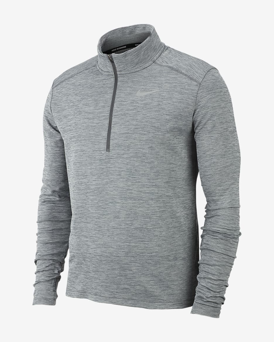 Nike Pacer Men's 1/2-Zip Running Top - Iron Grey/Grey Fog