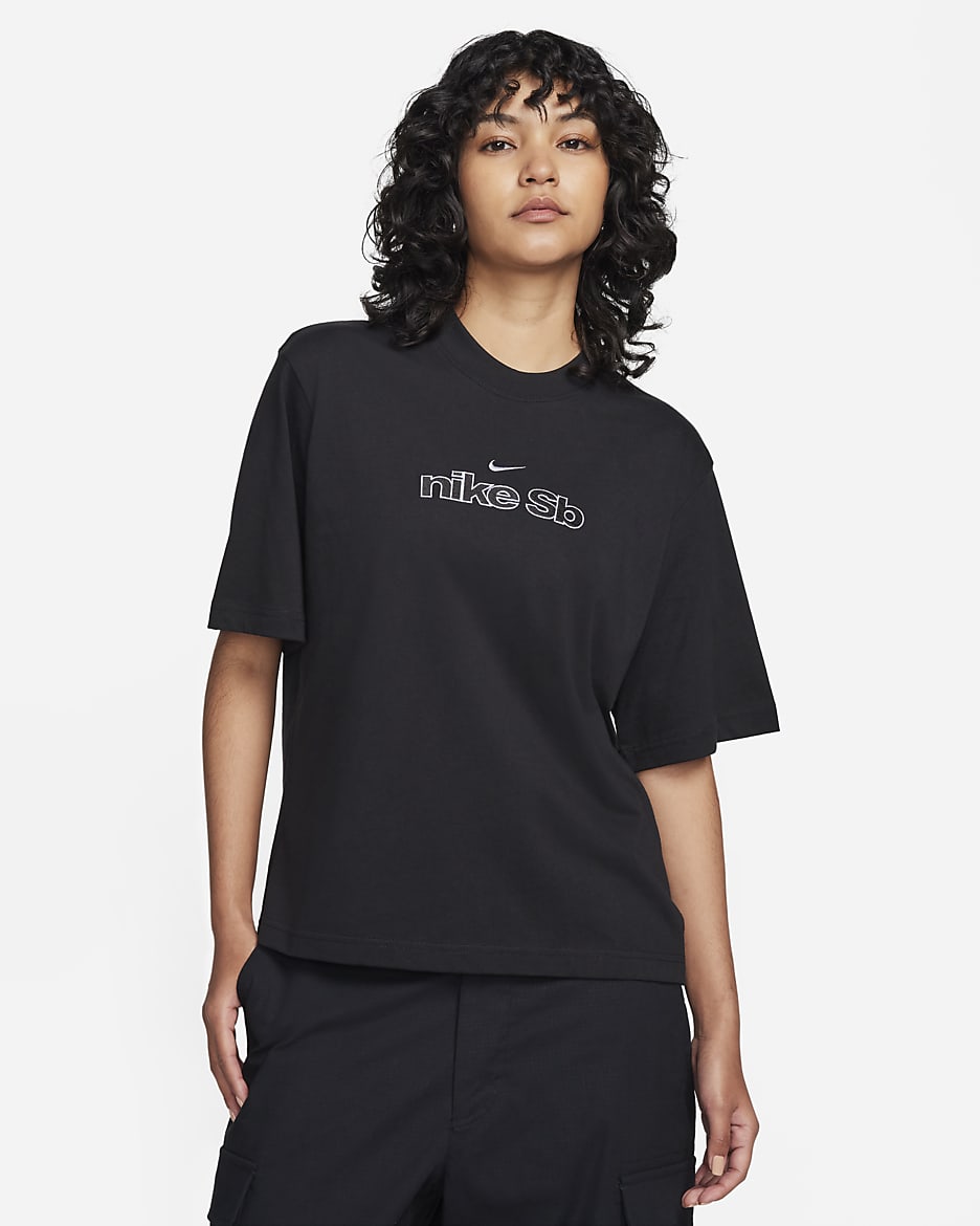 Playera de skateboarding Nike SB - Negro