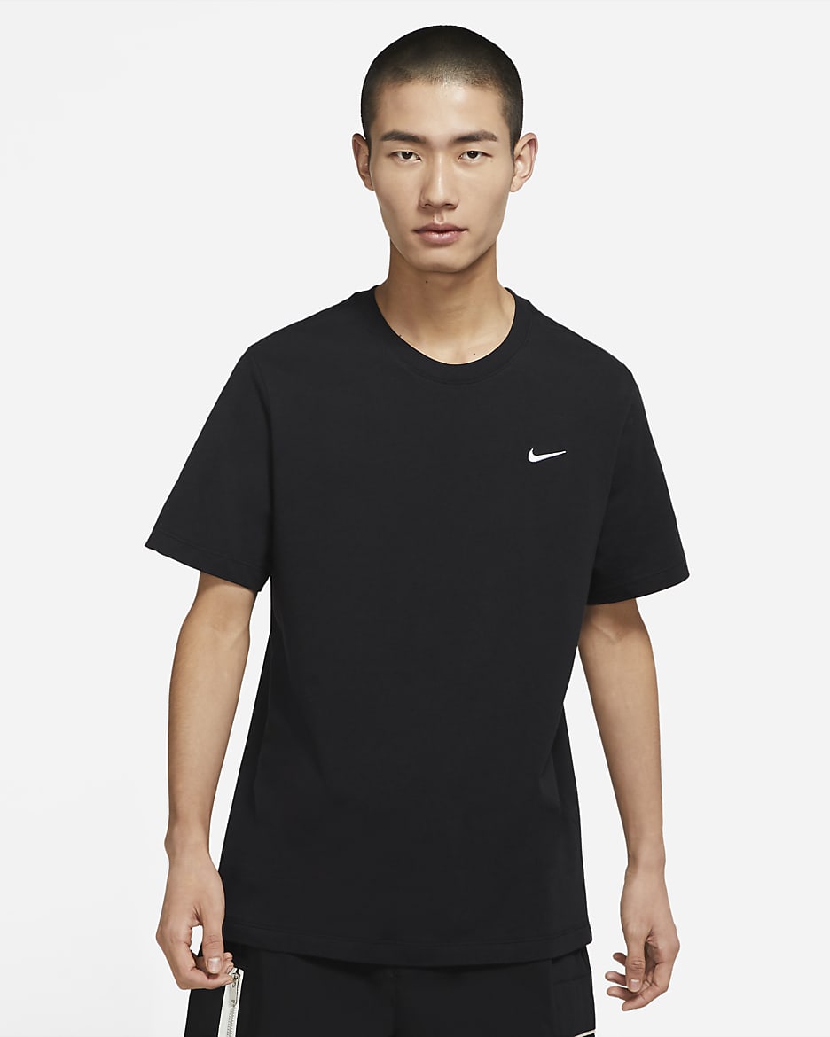 ナイキ スポーツウェア スウッシュ メンズ Tシャツ - ブラック/ホワイト