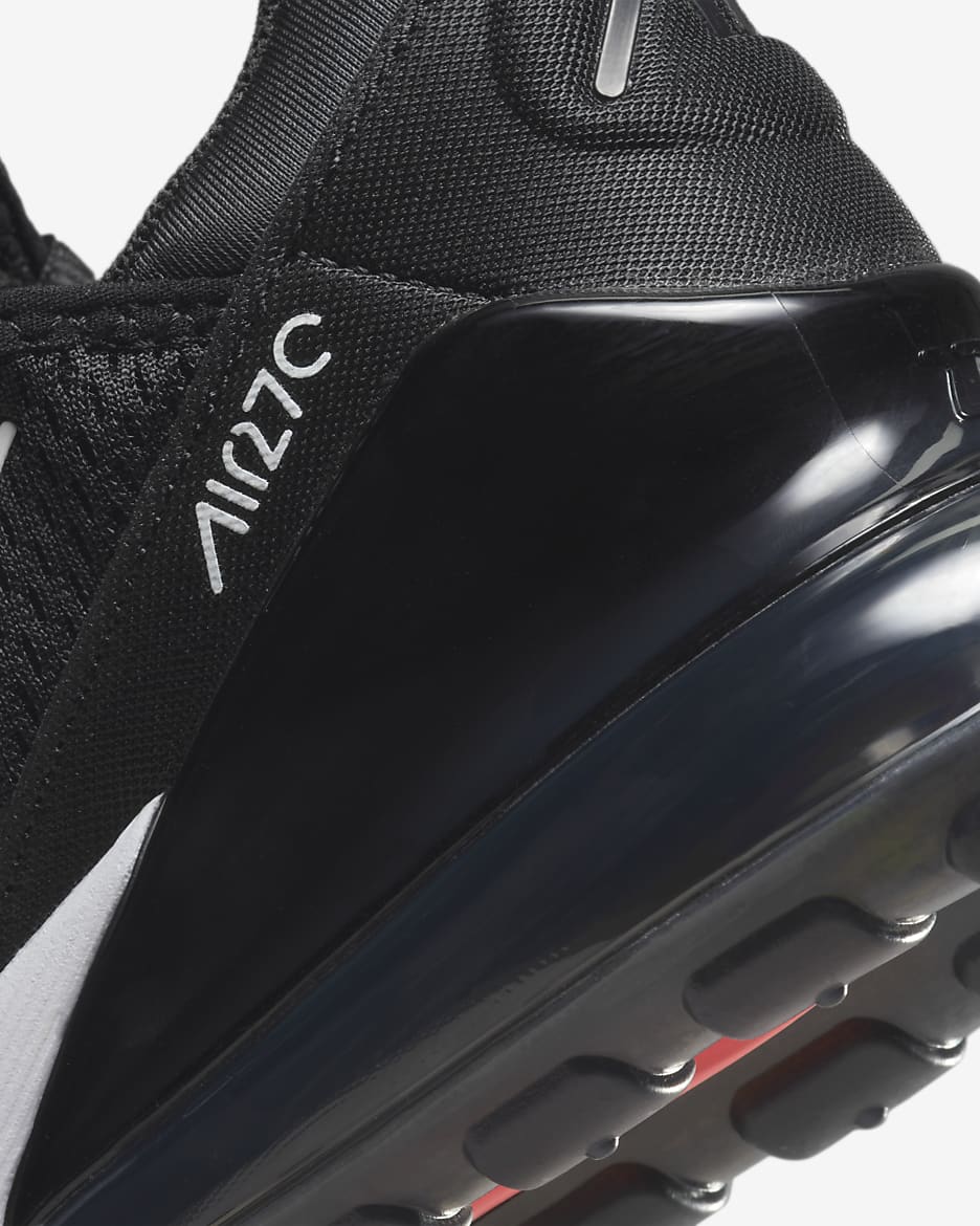 Nike Air Max 270 sko til store barn - Svart/Anthracite/Hvit