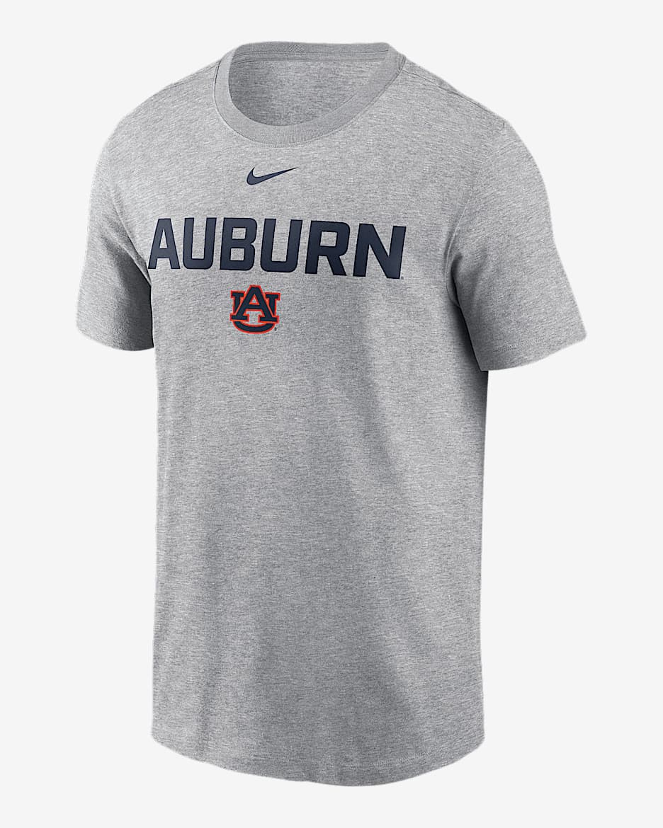 Auburn Campus 2-Hit Men's Nike College T-Shirt - Grey
