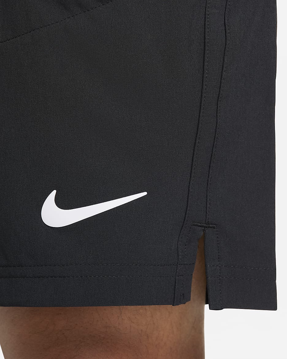 NikeCourt Advantage Men's 23cm (approx.) Tennis Shorts - Black/Black/White