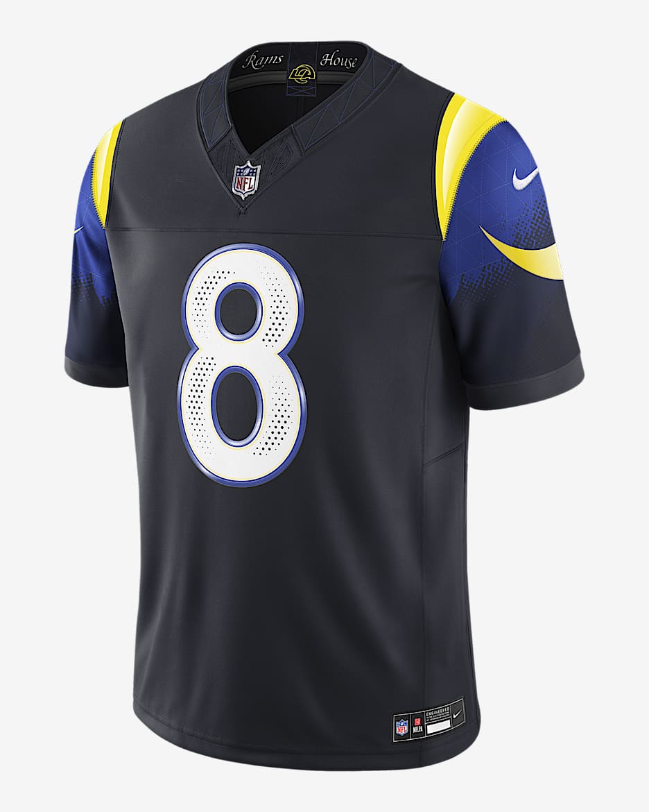 Jared Verse Los Angeles Rams Rivalries Collection Men's Nike Dri-FIT NFL Limited Jersey - Blue