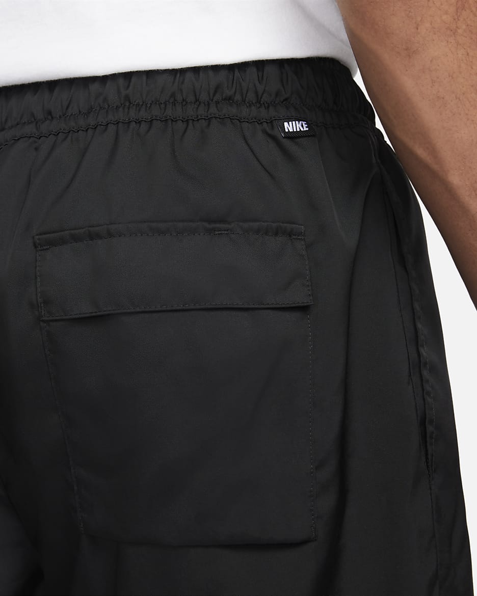 Short Flow tissé doublé Nike Sportswear Sport Essentials pour Homme - Noir/Blanc