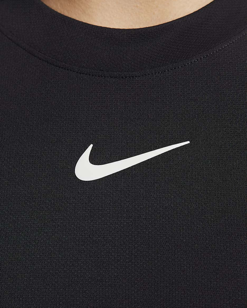 NikeCourt Advantage Dri-FIT Tennis-Tanktop für Damen - Schwarz/Schwarz/Weiß