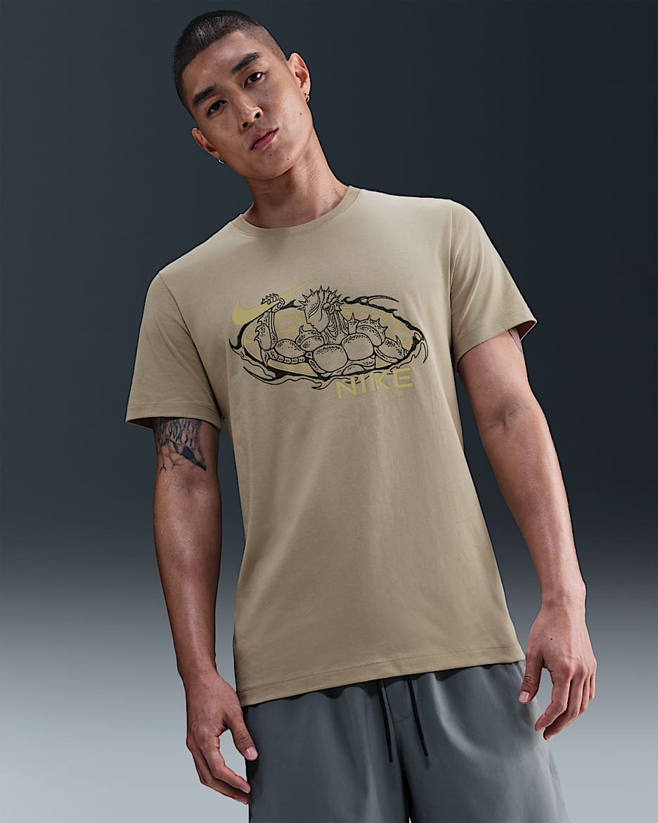Nike Men's Training T-Shirt - Desert Khaki
