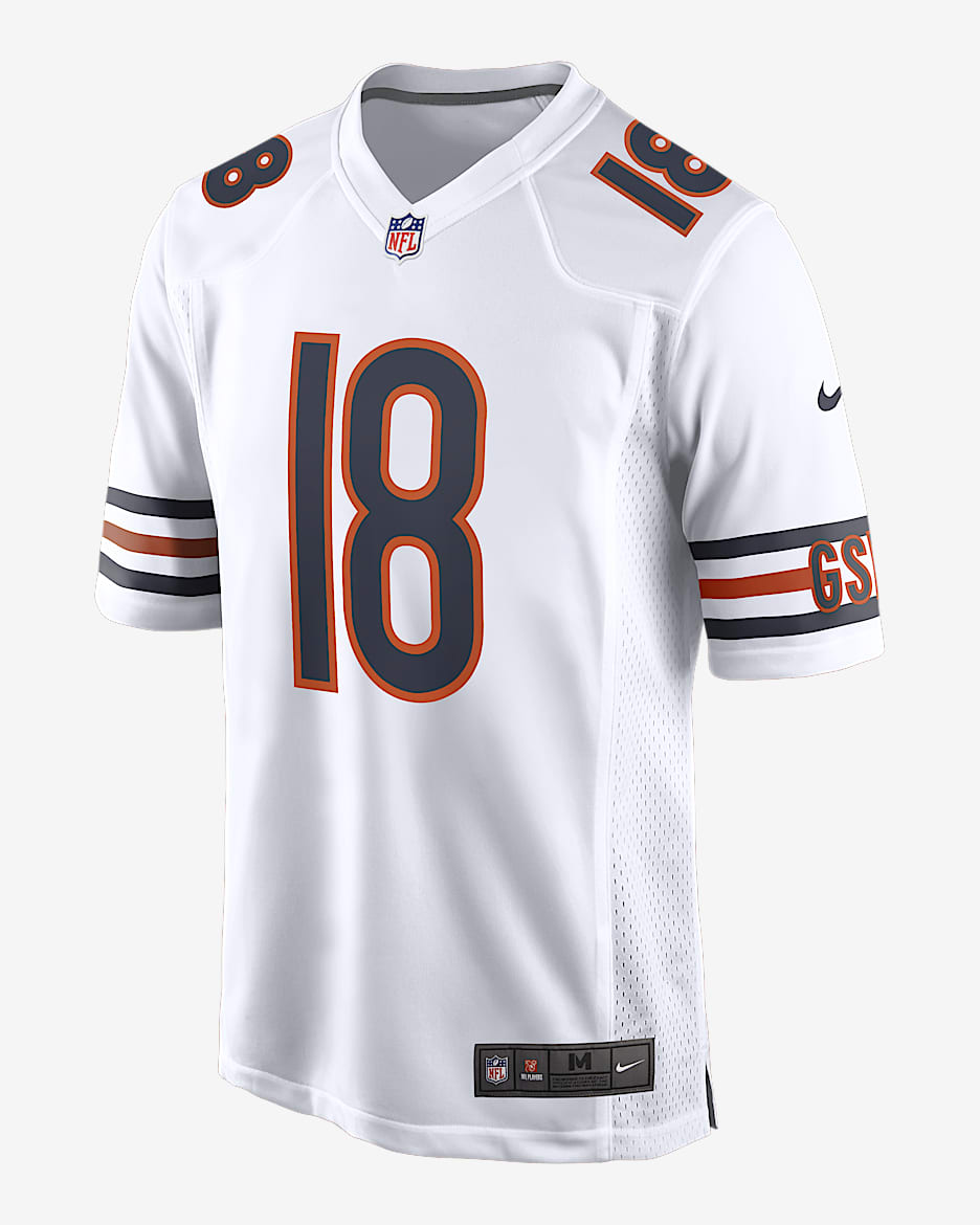 Caleb Williams Chicago Bears Men's Nike NFL Game Jersey - White