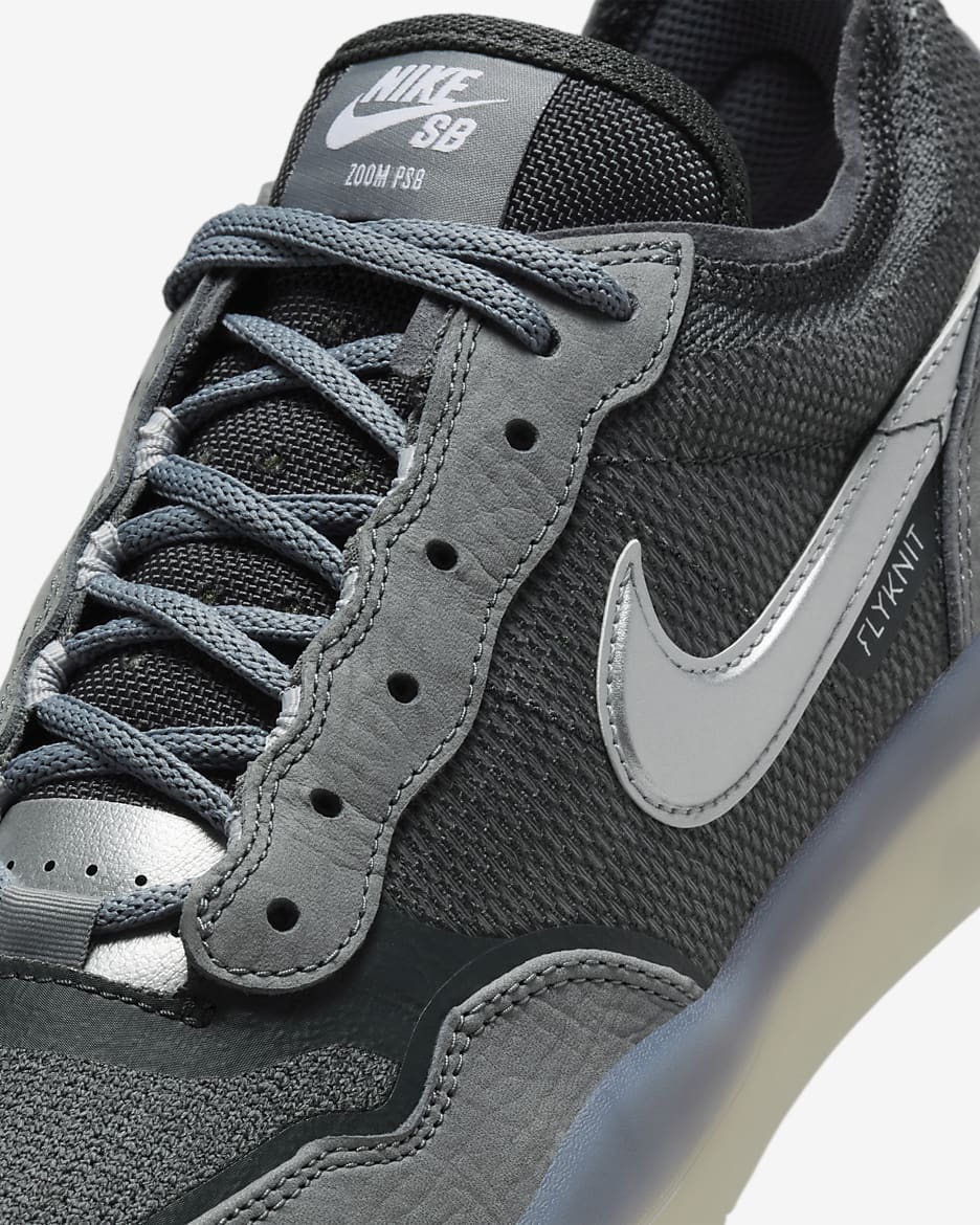 Tenis para hombre Nike SB PS8 - Gris azulado/Antracita/Gris lobo/Plata metalizado