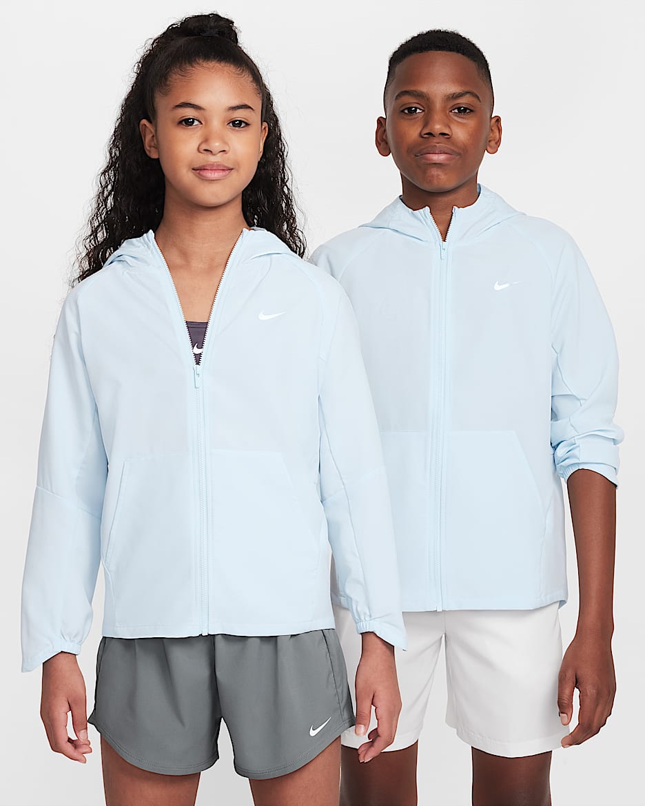 Veste de training Dri-FIT UV Nike pour ado - Glacier Blue