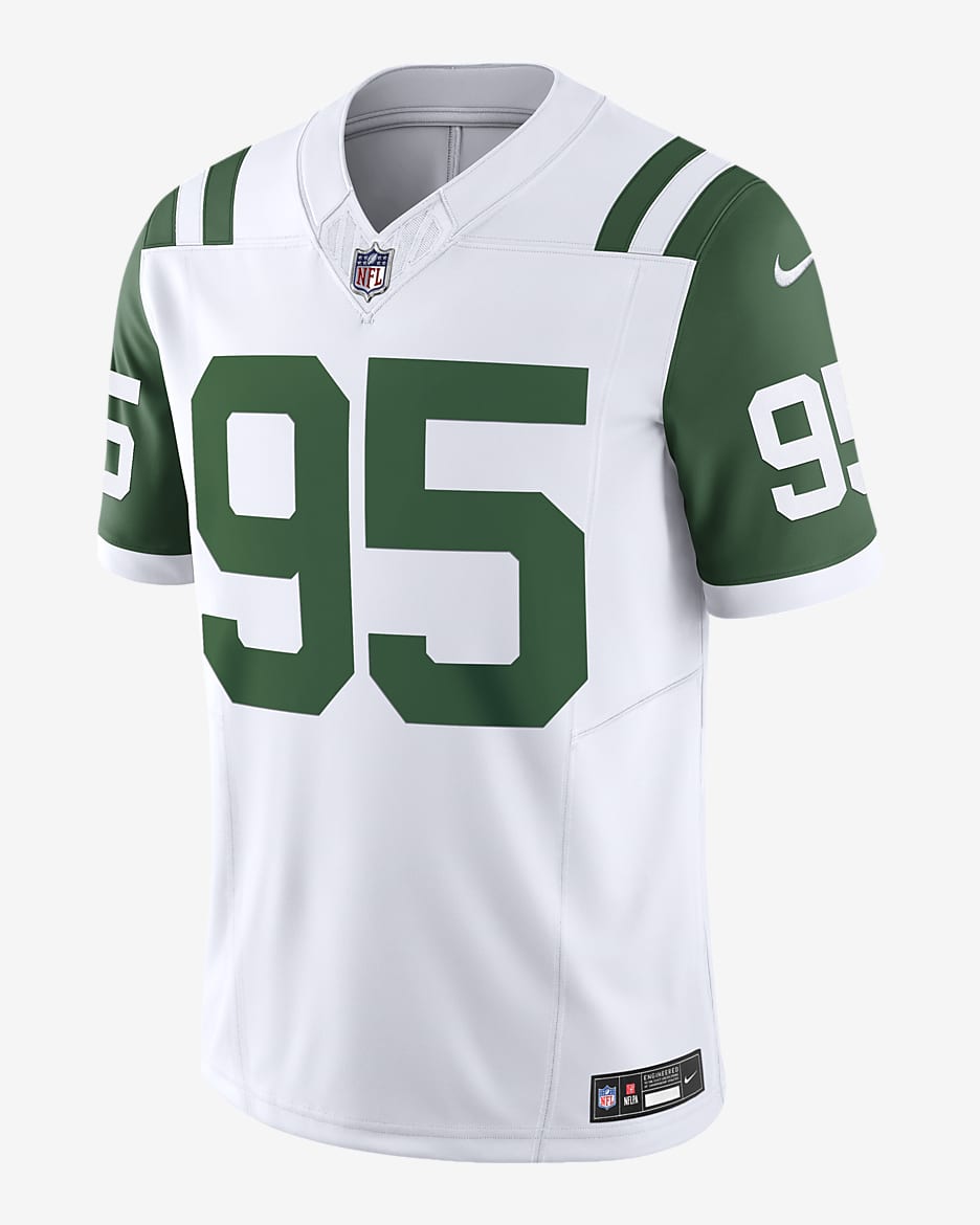 Quinnen Williams New York Jets Men's Nike Dri-FIT NFL Limited Football Jersey - White