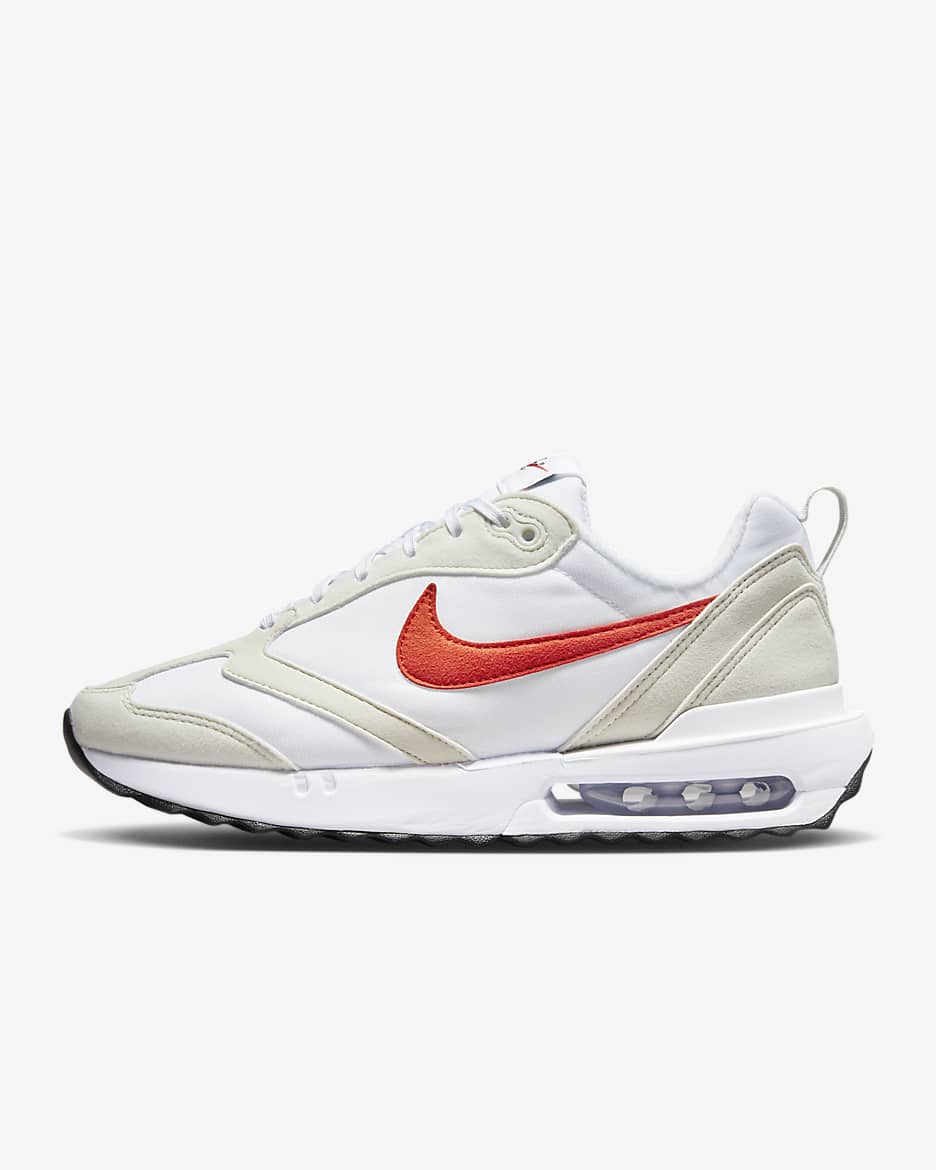 Nike Air Max Dawn 女鞋 - 白色/Light Bone/黑色/Picante Red