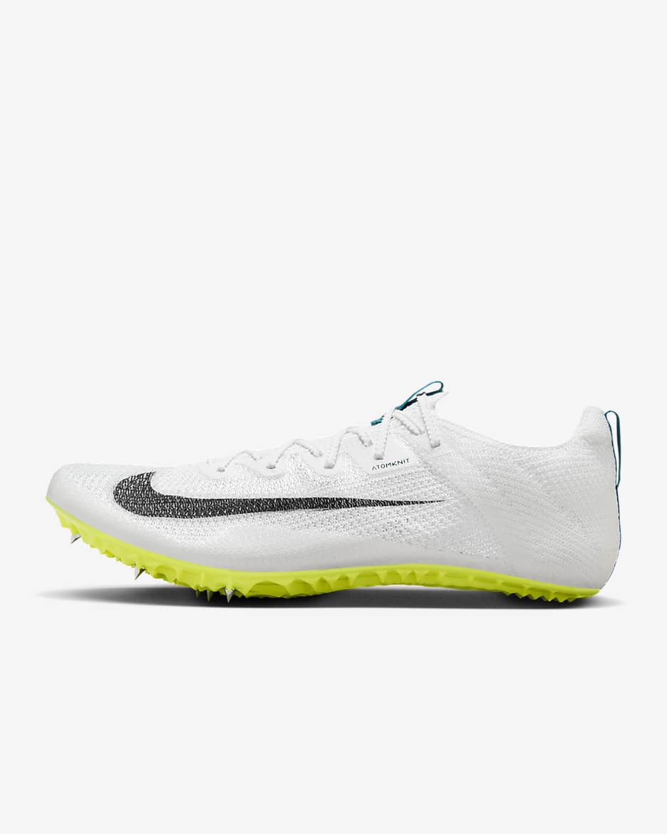 Nike Superfly Elite 2 Track & Field Sprinting Spikes - White/Bright Spruce/Vapor Green/Electric Algae