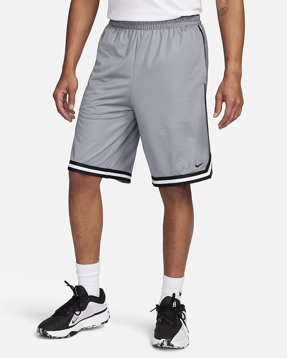 Nike DNA Men's Dri-FIT 10" Basketball Shorts - Cool Grey/Black/Black