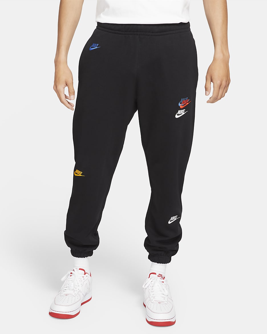Nike Sportswear Essentials+ Men's French Terry Pants - Black/Black