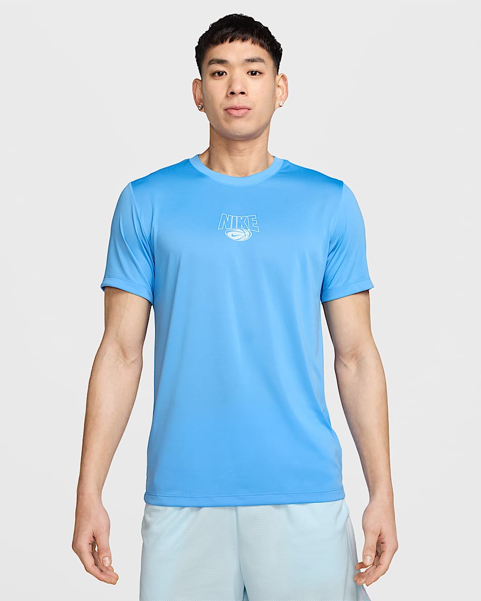 Nike Men's Dri-FIT Basketball T-Shirt - University Blue