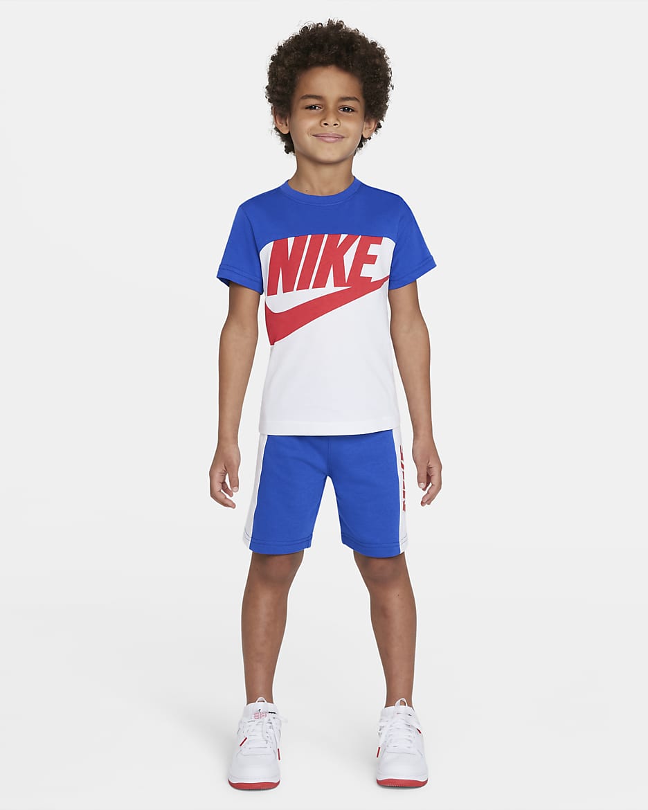 Nike Sportswear Little Kids' T-Shirt and Shorts Set - Game Royal