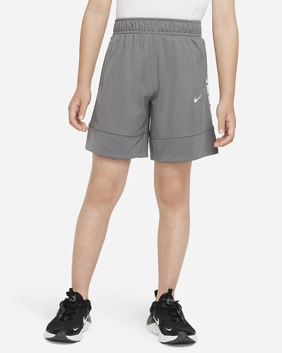 Nike Dri-FIT Elite Little Kids' Shorts - Smoke Grey