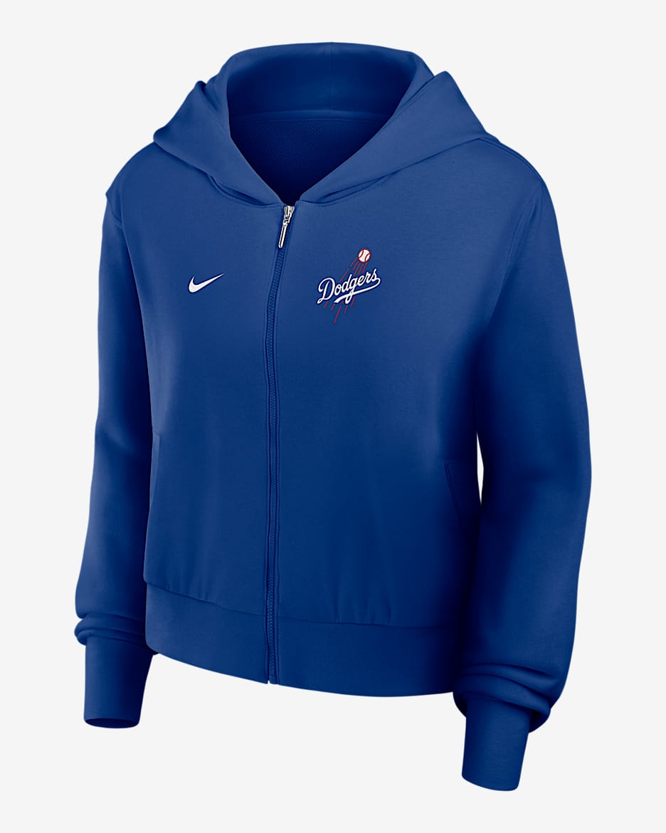 Los Angeles Dodgers Women’s Nike MLB Full-Zip Hoodie - Navy