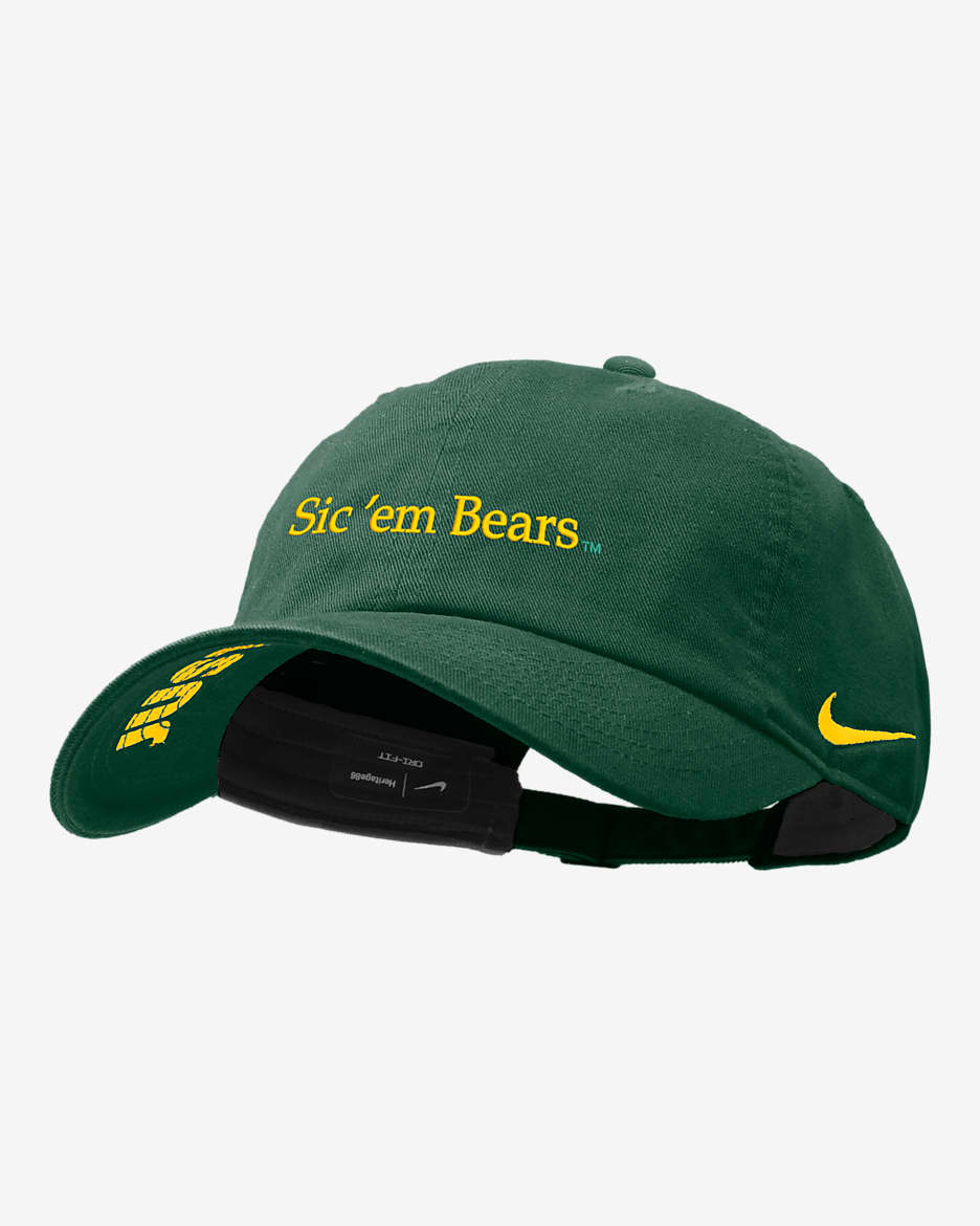 Baylor Nike College Cap - Gorge Green