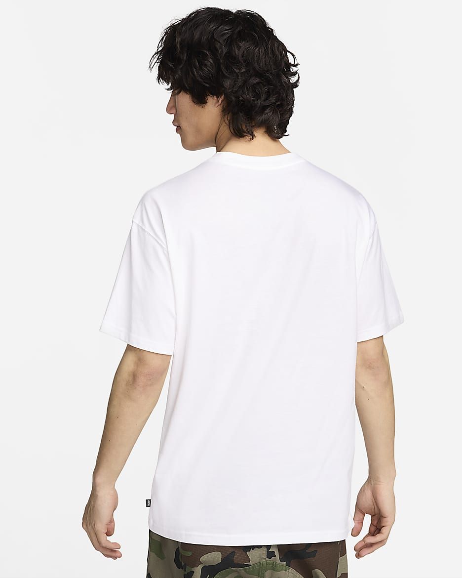 Nike SB Logo Skate T-Shirt - White/Black