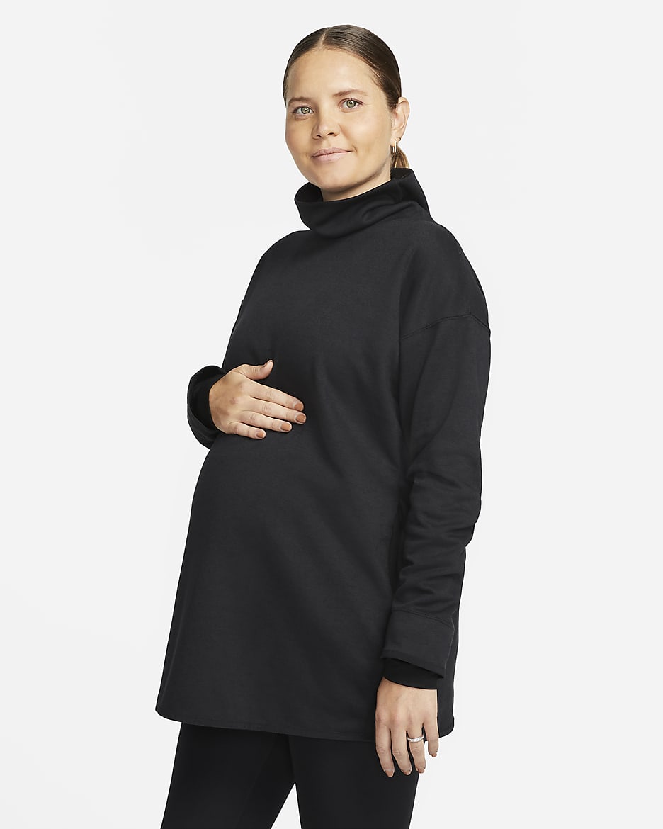 Nike (M) Women's Reversible Pullover (Maternity) - Black/Black/White