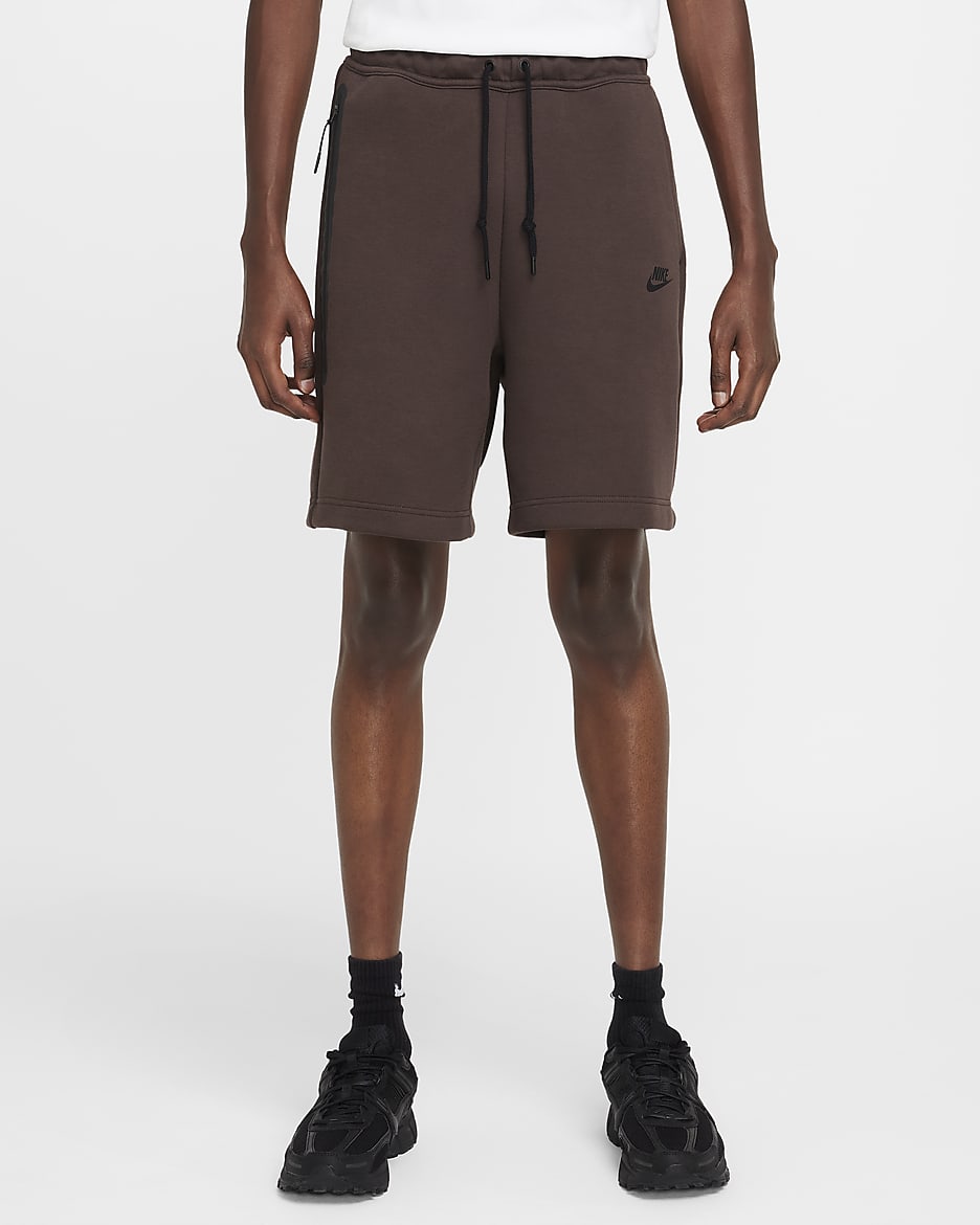 Shorts para hombre Nike Sportswear Tech Fleece - Marrón barroco/Negro